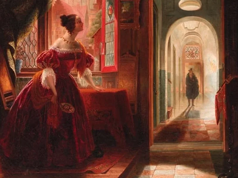 1799-Hubertus Nicolaas Sieburgh - Interno con figure